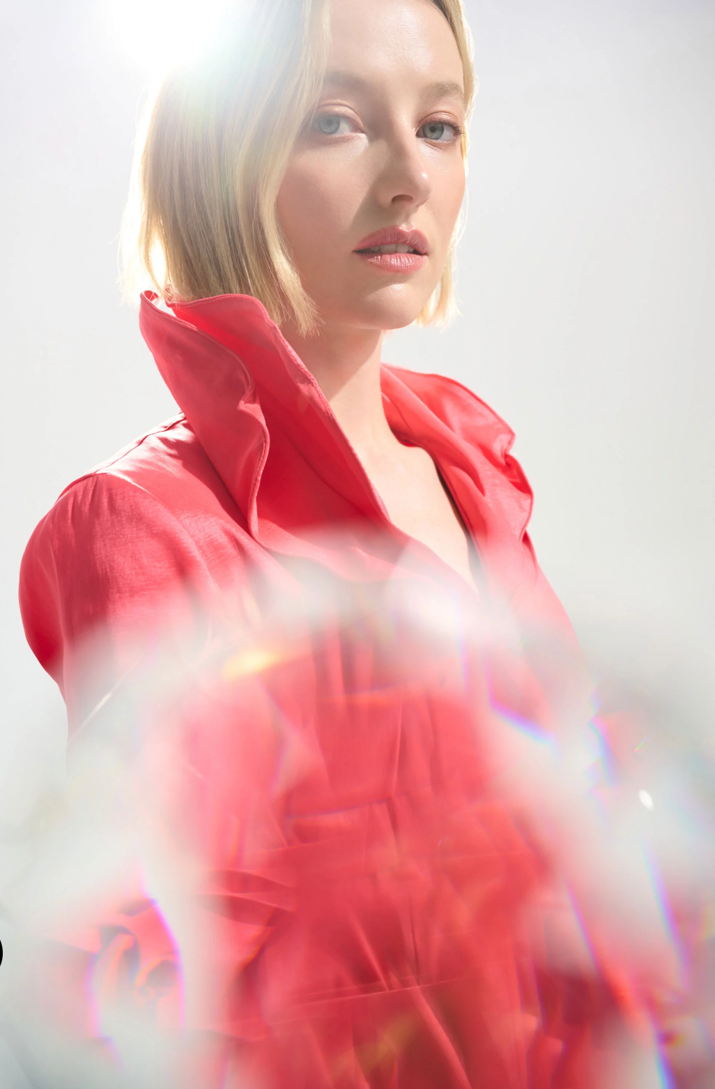 Coral Marilyn Monroe Nylon Dress