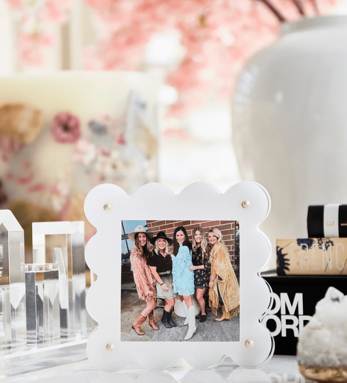 White Mini Acrylic Picture Frame