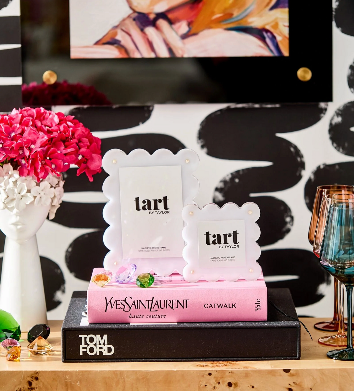 White Mini Acrylic Picture Frame