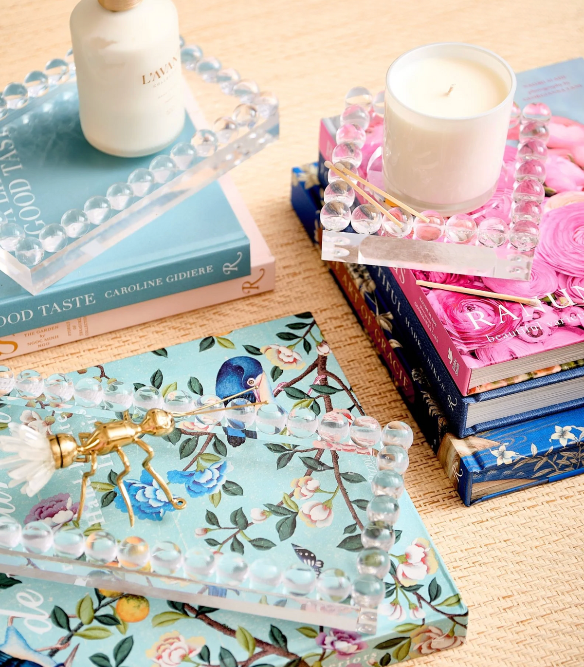 Small Bubble Lucite Tray