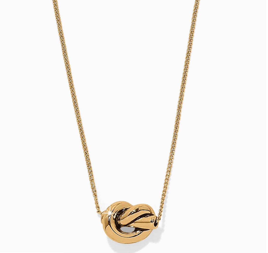 Interlok Single Knot Mini Necklace