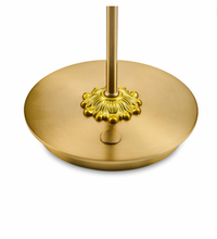 Violet Check LED Rechargeable Disk Table Lamp