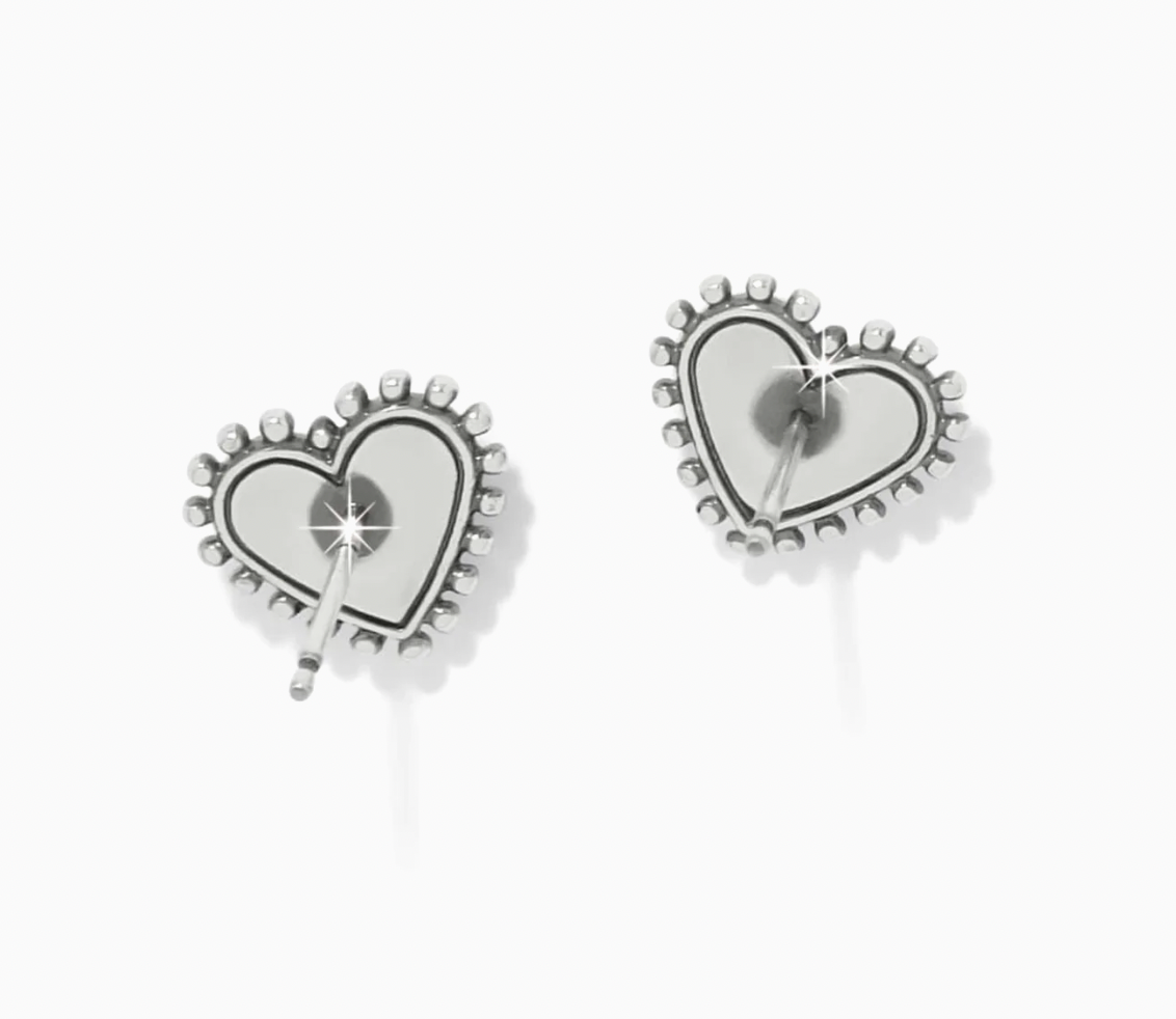Pretty Tough Amour Heart Post Earrings