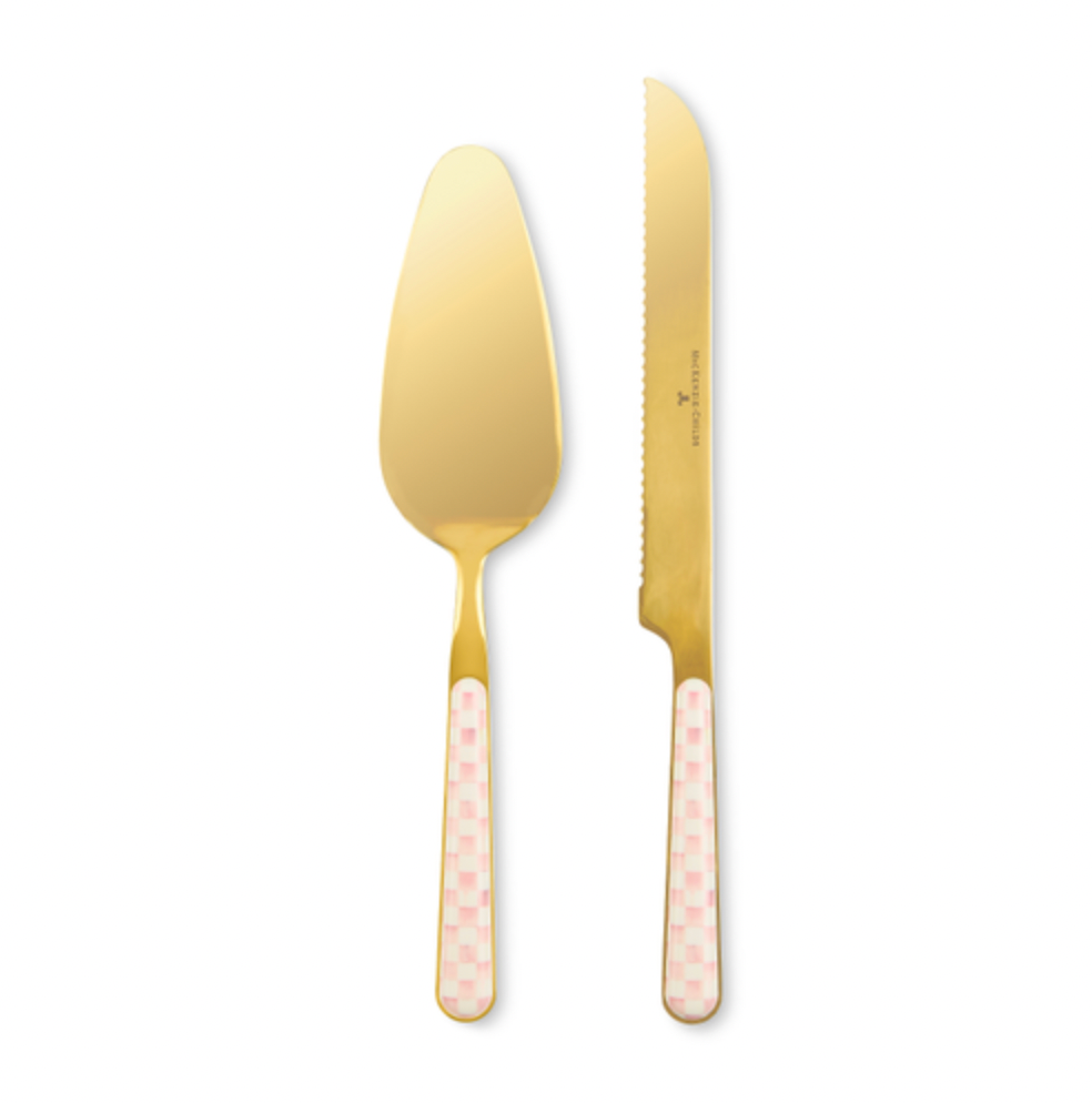 Rosy Check Bistro Cake Serving Set