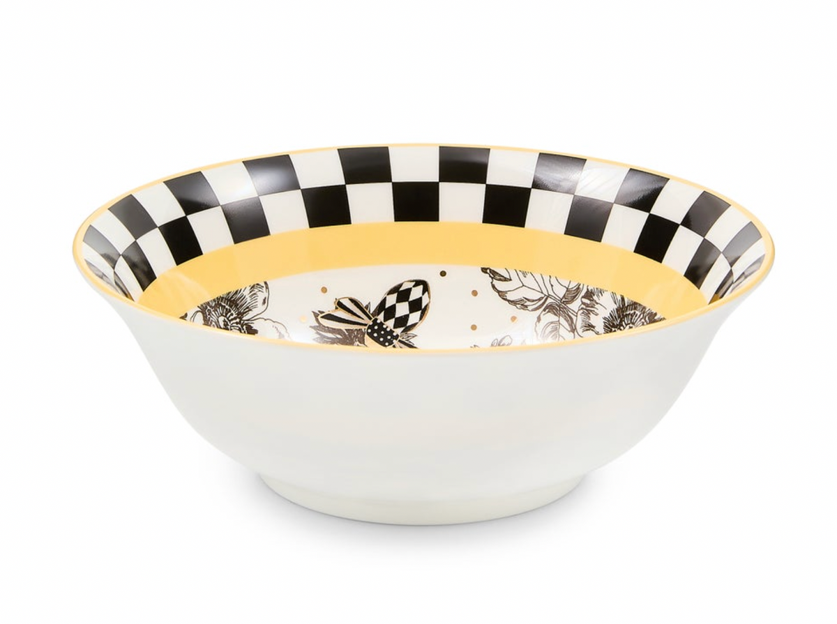Bee Toile Bowl