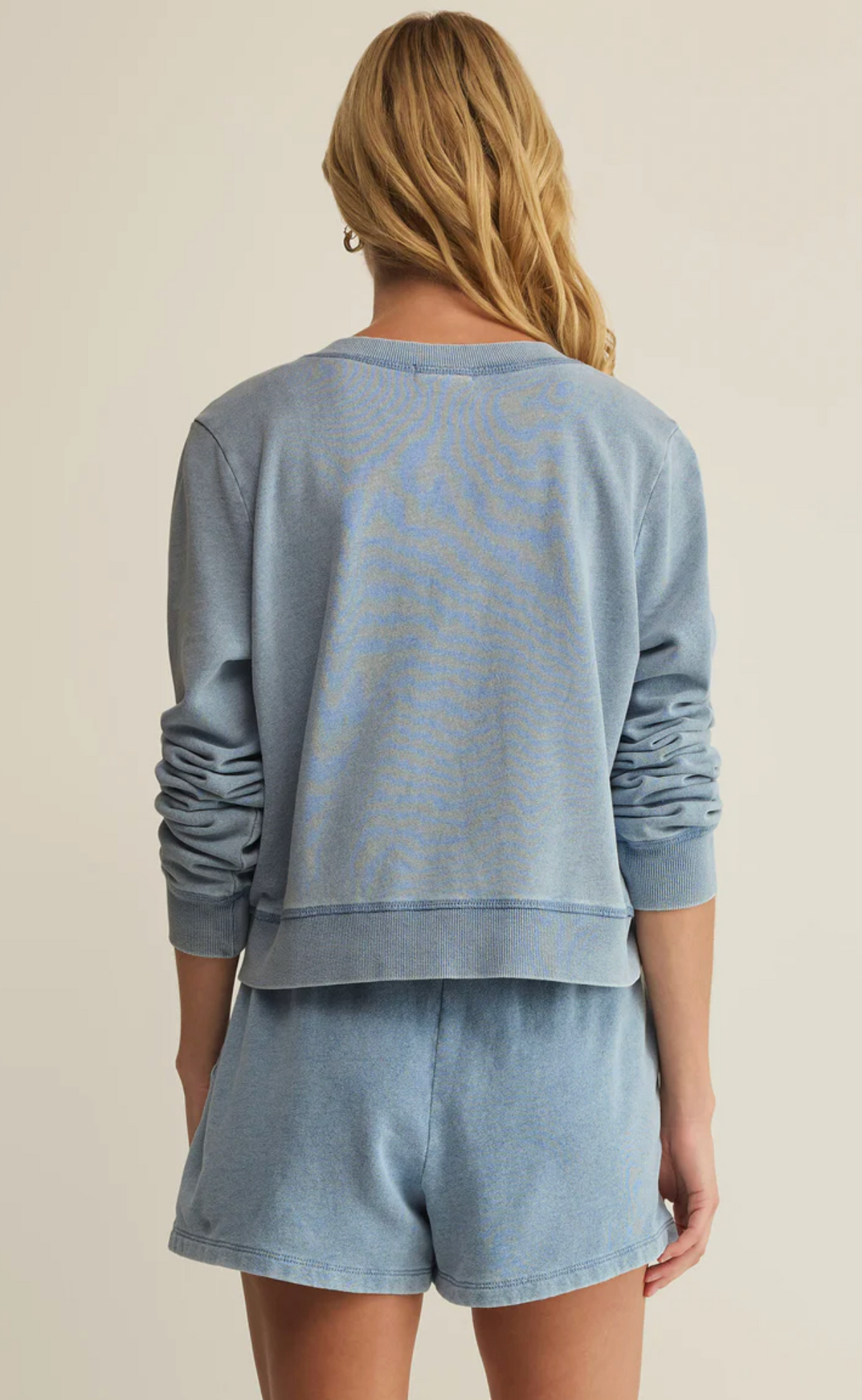 Daily Knit Denim Cardigan