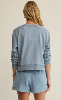 Daily Knit Denim Cardigan