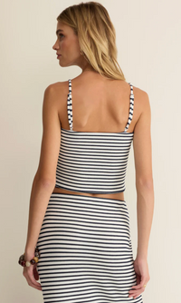 Caffari Stripe Tube Top Tank