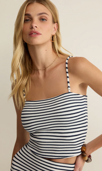 Caffari Stripe Tube Top Tank