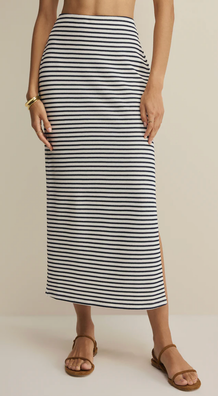 Ainslie Stripe Midi Skirt
