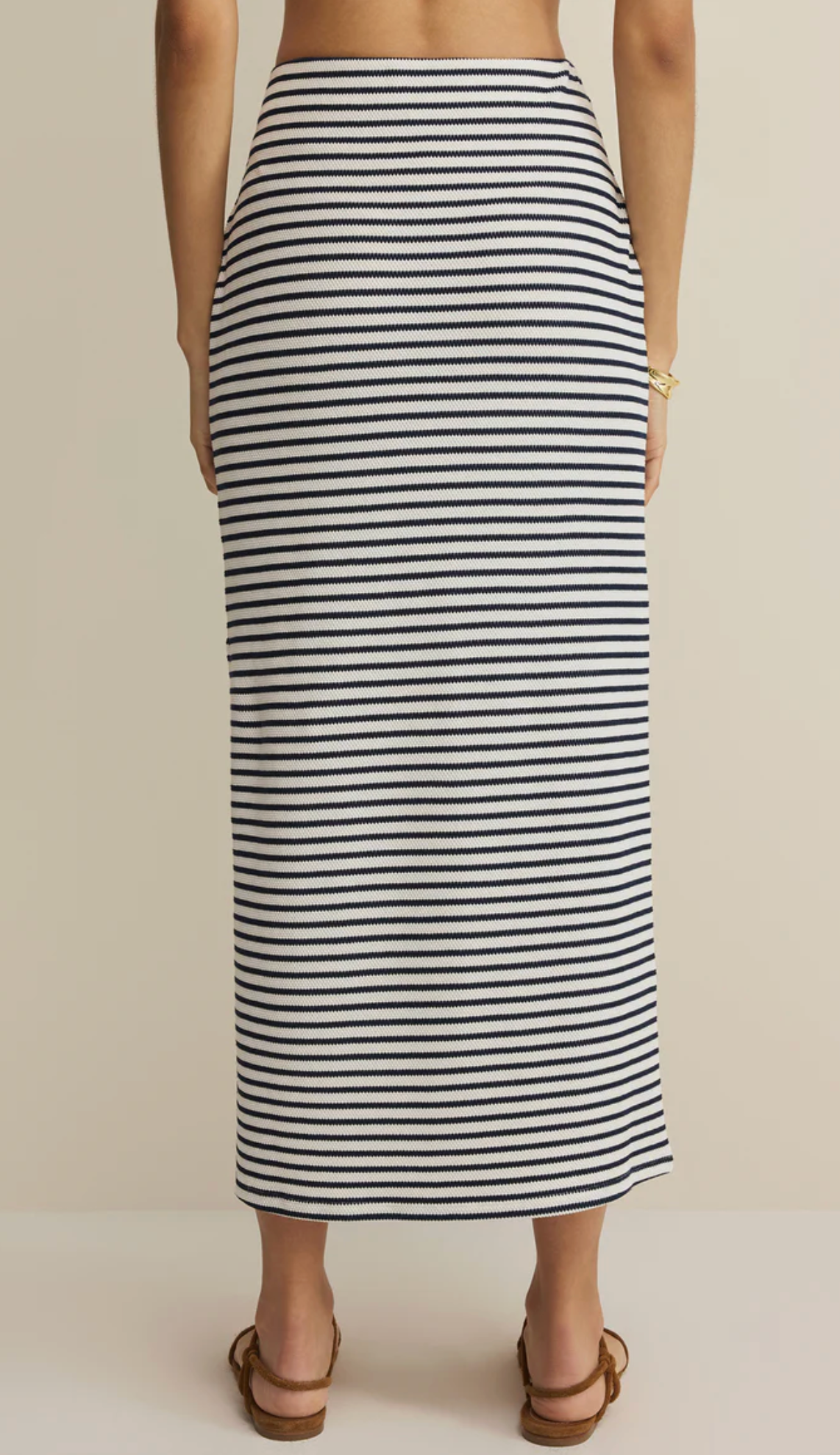 Ainslie Stripe Midi Skirt