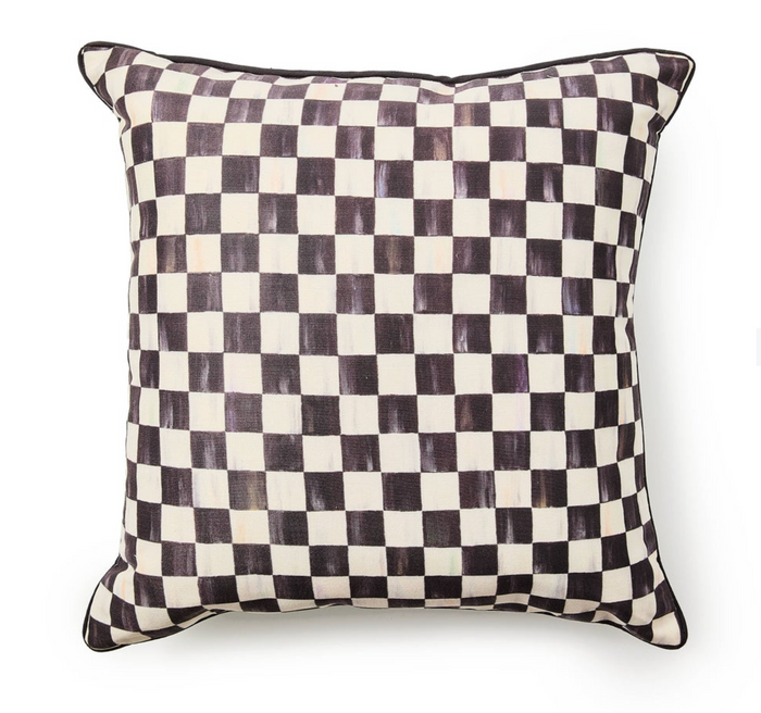Courtly Check Printed Outdoor Pillow