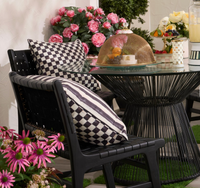 Courtly Check Printed Outdoor Pillow
