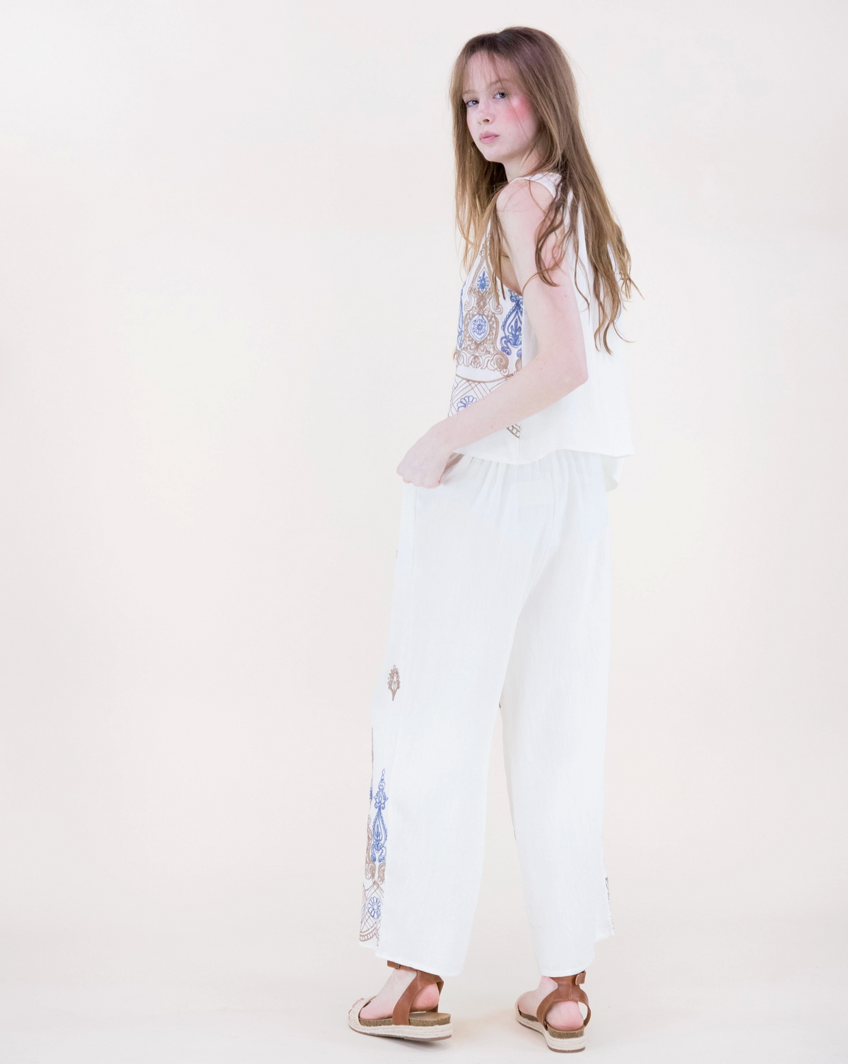Royal Artisan Two Tone Embroidery Trousers