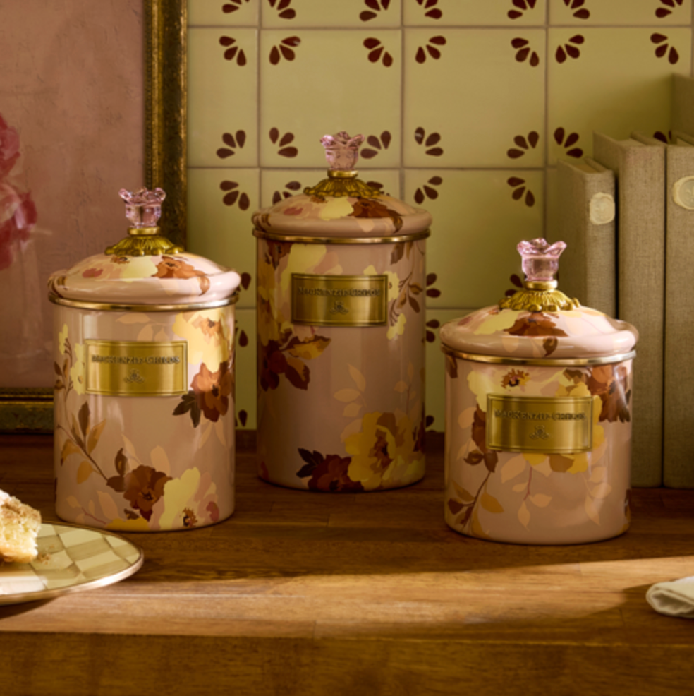 WILD ROSE SLATE RED CANISTER
