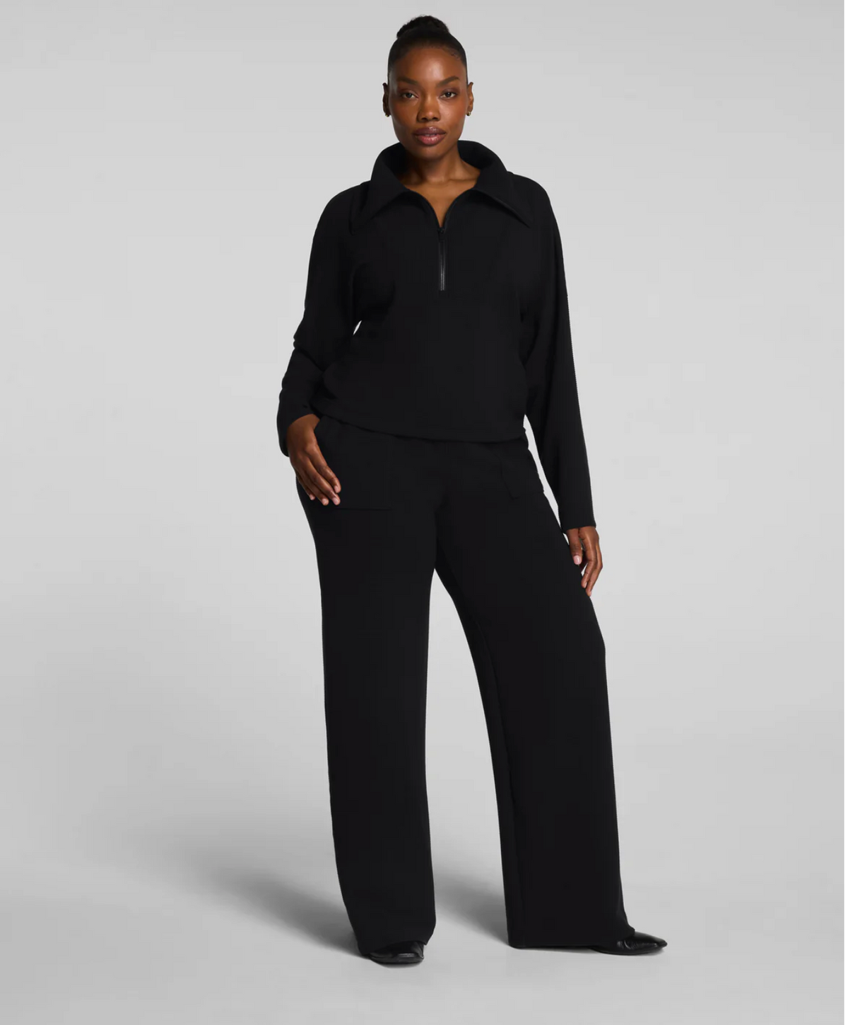 Spanx Airessentials French Rib Wide Leg Pant