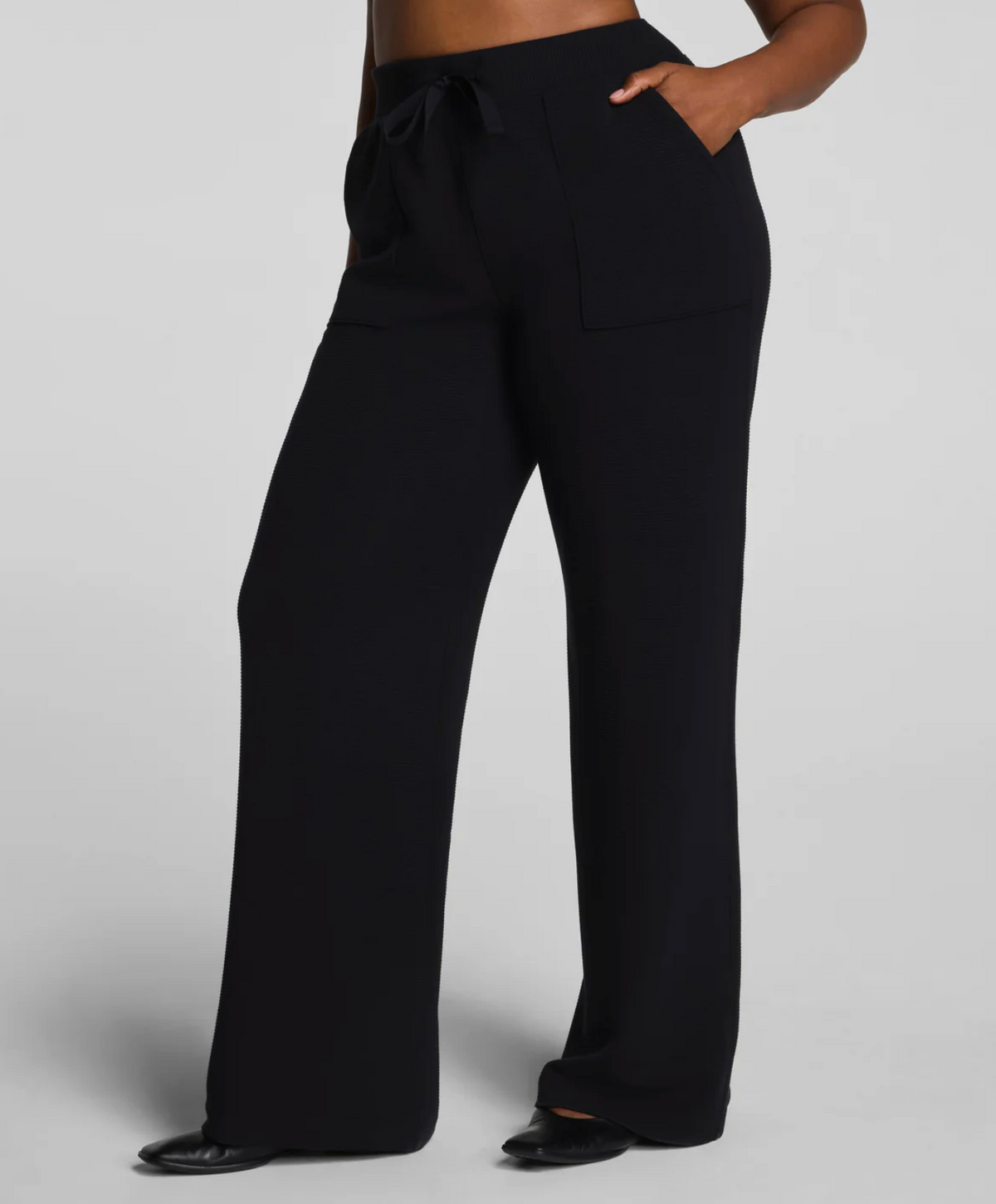 Spanx Airessentials French Rib Wide Leg Pant