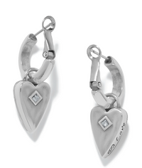 Love Messages B Love Reversible Hoop Earrings
