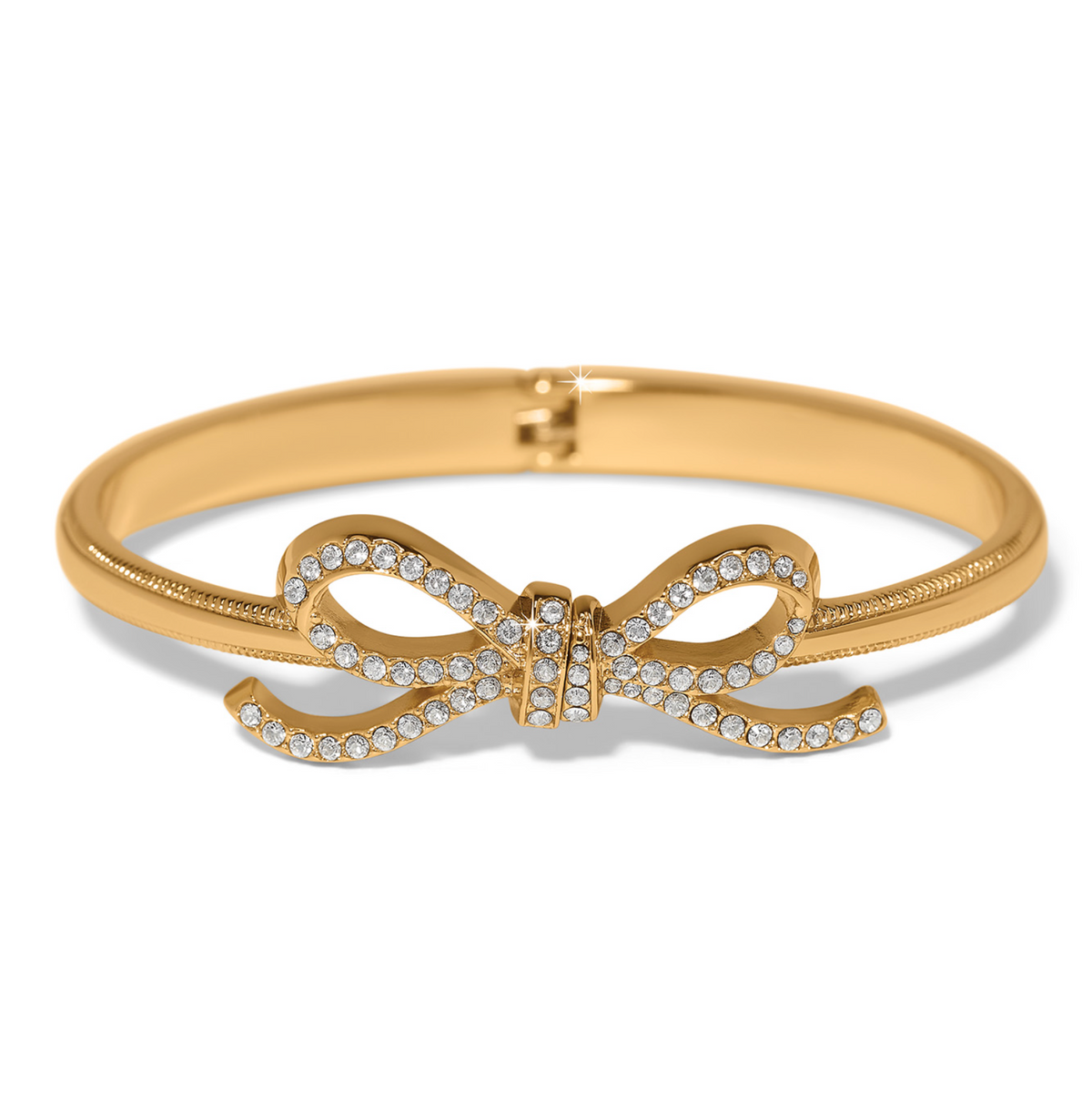 Illumina Bow Hinged Bangle