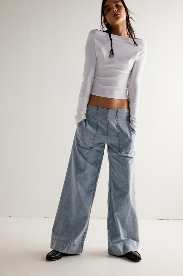 Breezy Denim Pull On Jeans