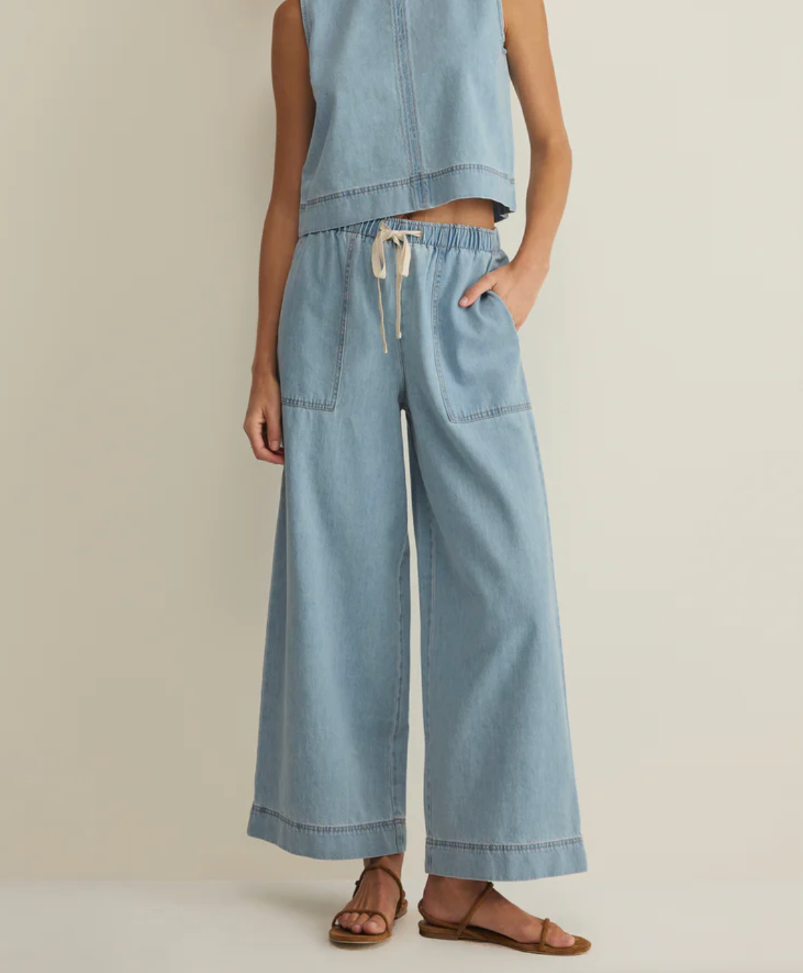 DAYCATION DENIM UTILITY PANT