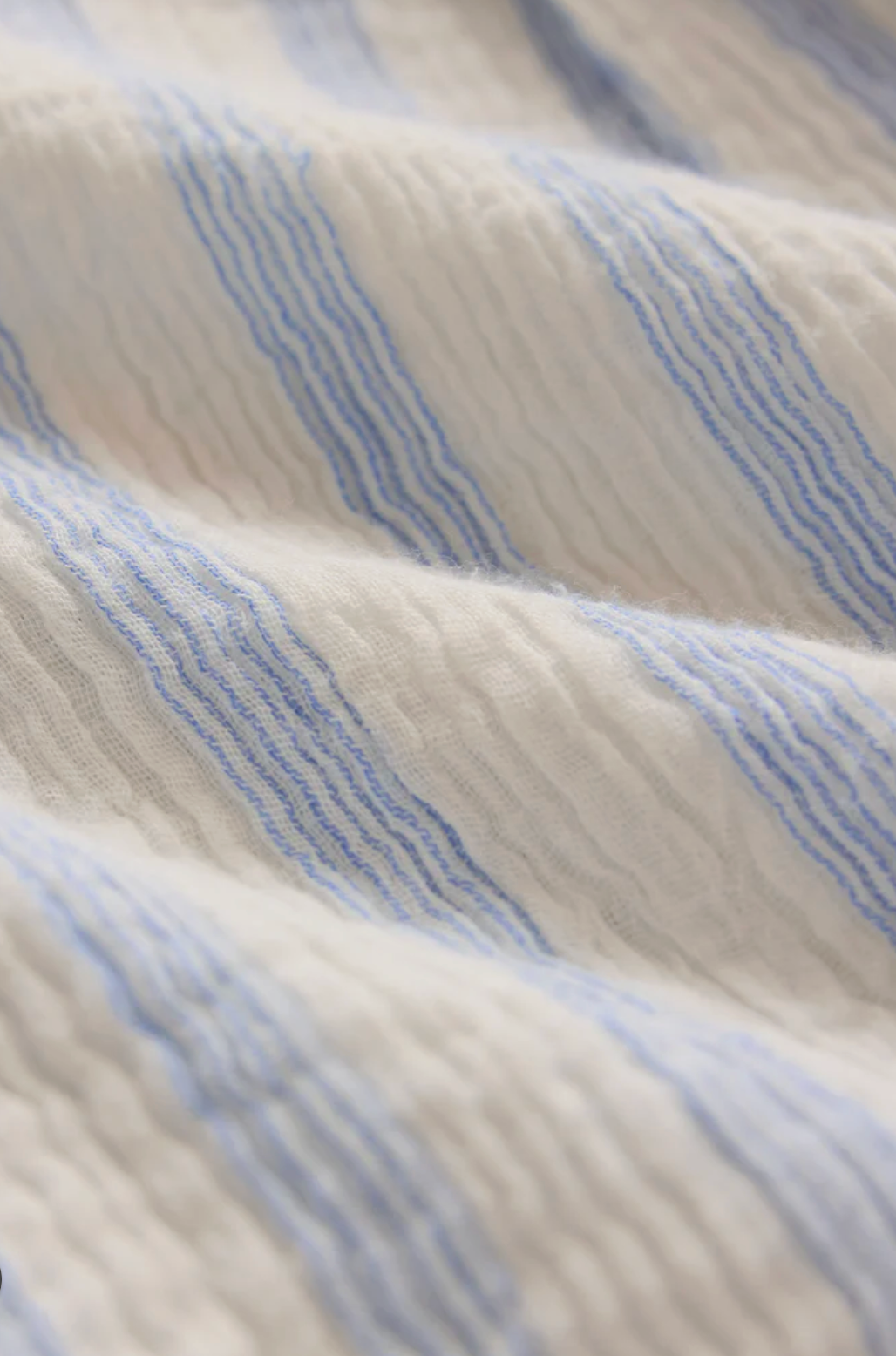 Shellbound Striped Gauze Dress