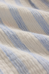 Shellbound Striped Gauze Dress