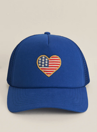 Heart Flag trucker Hat