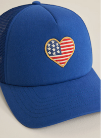 Heart Flag trucker Hat