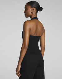 Ribbed Knit Halter Tank