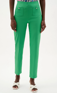 Millennium Pull-On Cropped Pants With Patch Pockets
