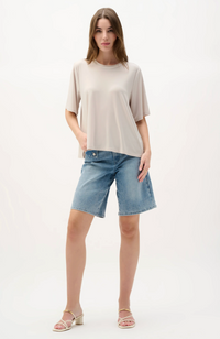 Silky Knit Trapeze Top
