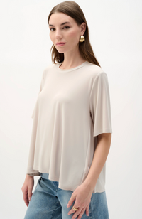 Silky Knit Trapeze Top