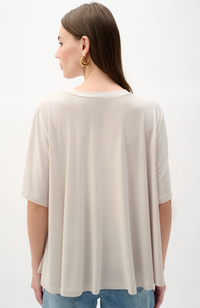 Silky Knit Trapeze Top