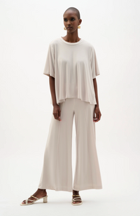 Silky Knit Wide Leg Pull-On Pants