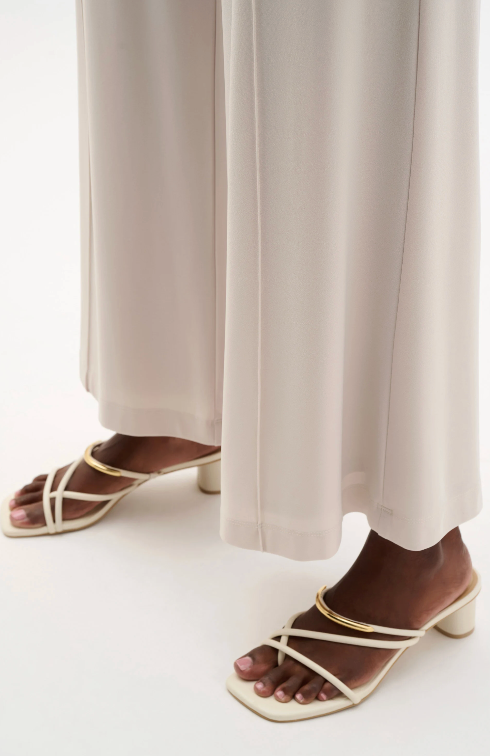 Silky Knit Wide Leg Pull-On Pants