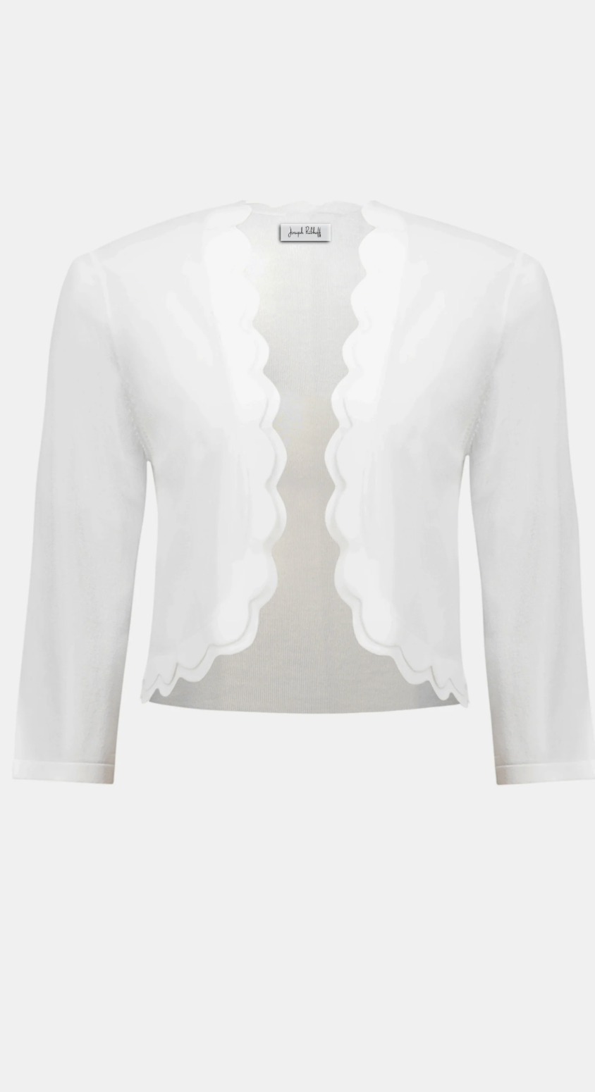 Viscose Sweater Knit Fitted Bolero Cardigan
