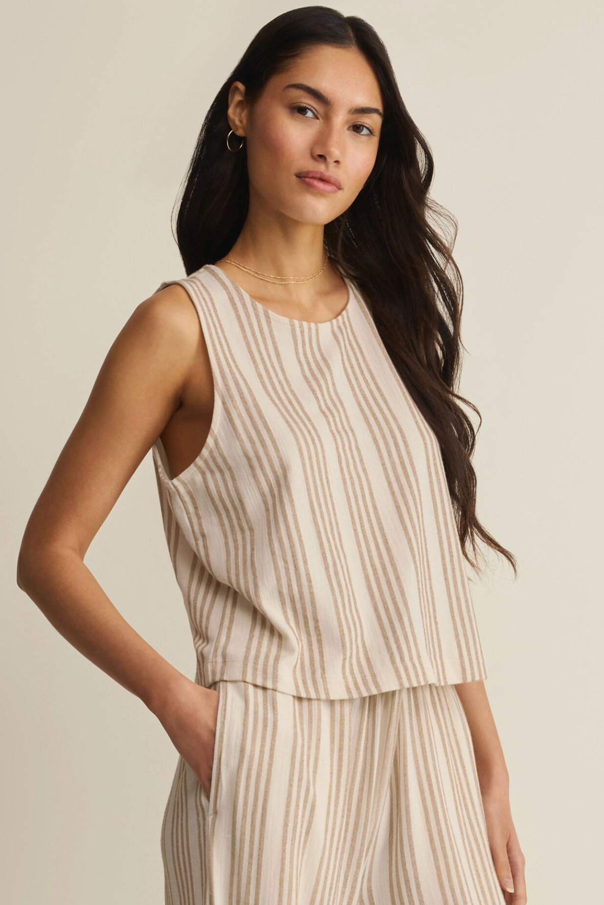 Sloane Knit Striped Tank Top