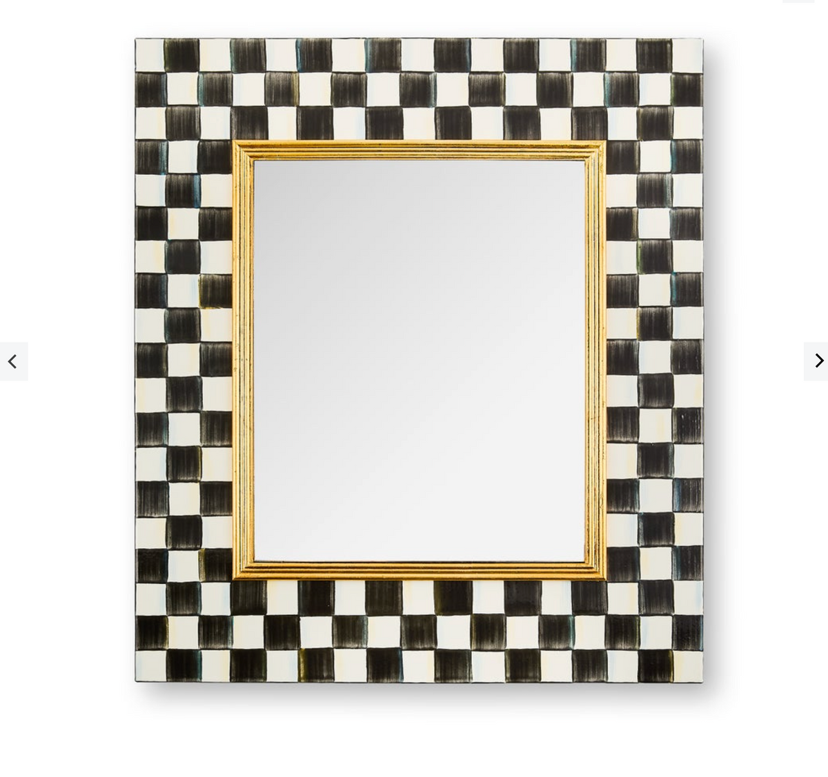 Courtly Check Enamel Wall Mirror