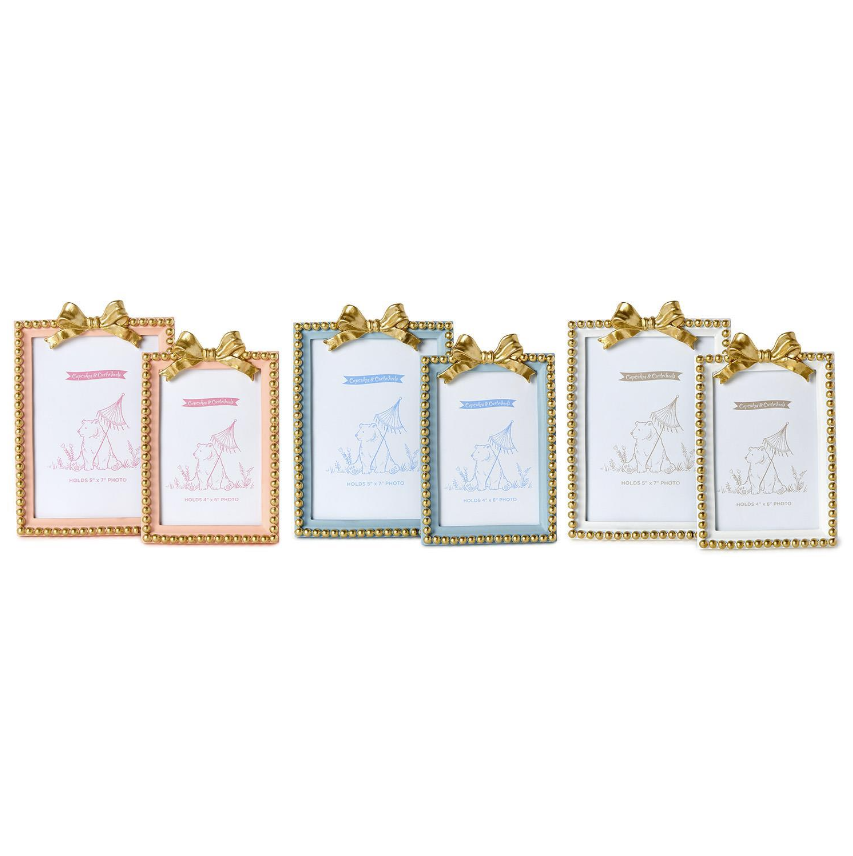 Golden Bow Photo Frames