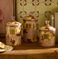 Wild Rose Mauve Medium Canister