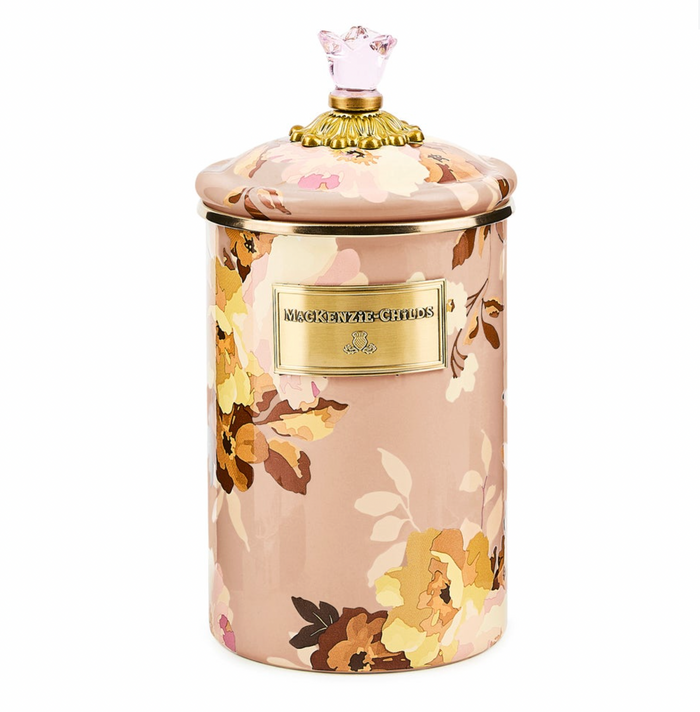 Wild Rose Mauve Large Canister