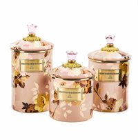 Wild Rose Mauve Large Canister