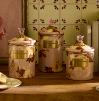 Wild Rose Mauve Large Canister