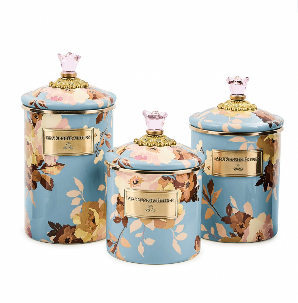 Wild Rose Slate Small Canister