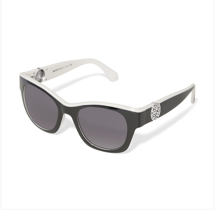 Contempo Medallion Dual Tone Sunglasses