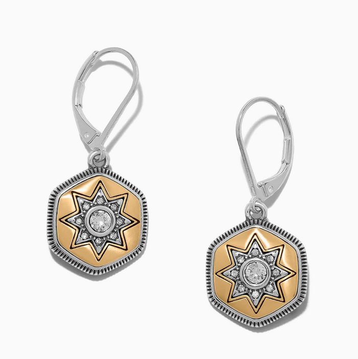 Mosaic Nova Leverback Earrings