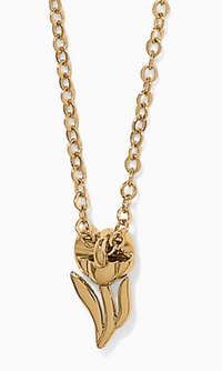 Enchanting Gem Tulip Necklace