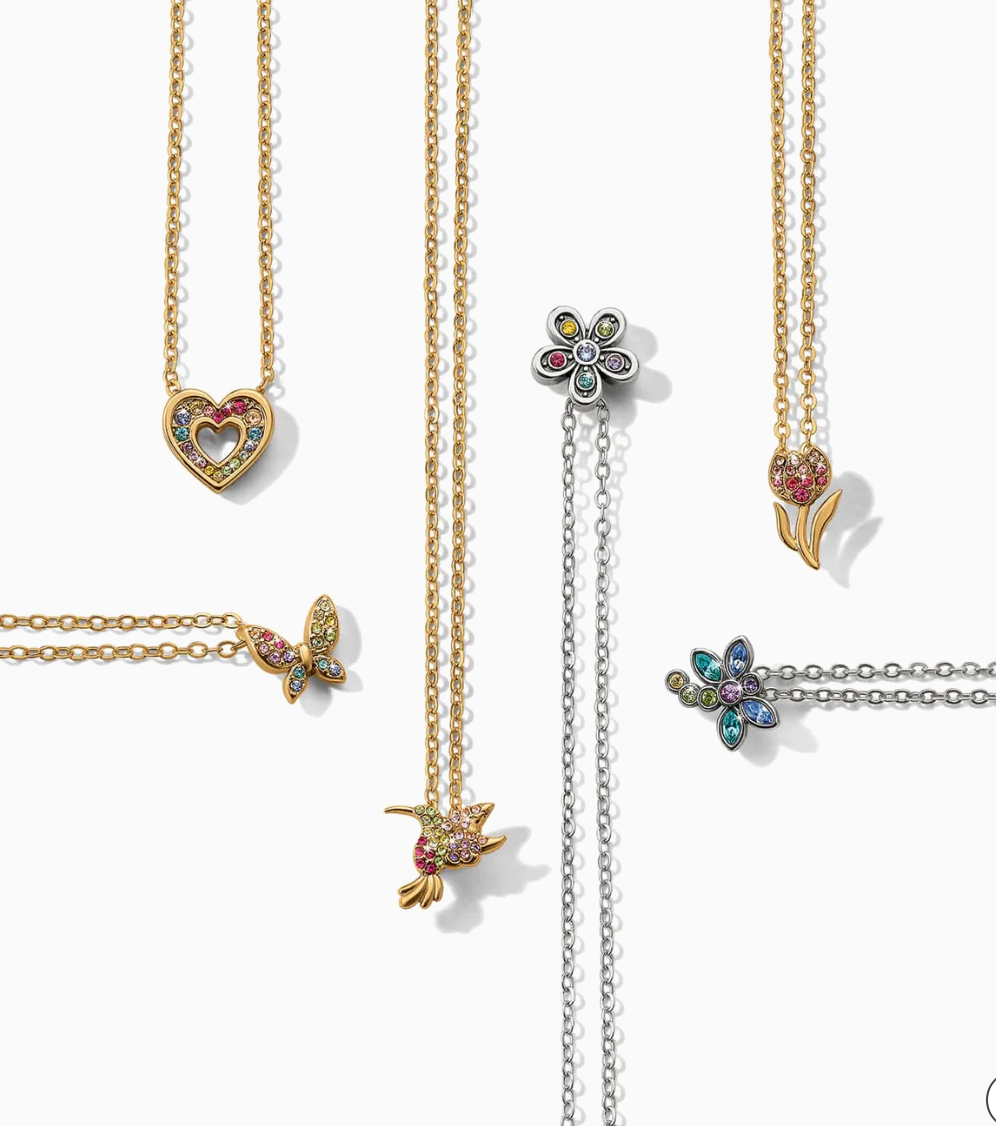 Enchanting Gem Tulip Necklace