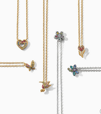 Enchanting Gem Tulip Necklace